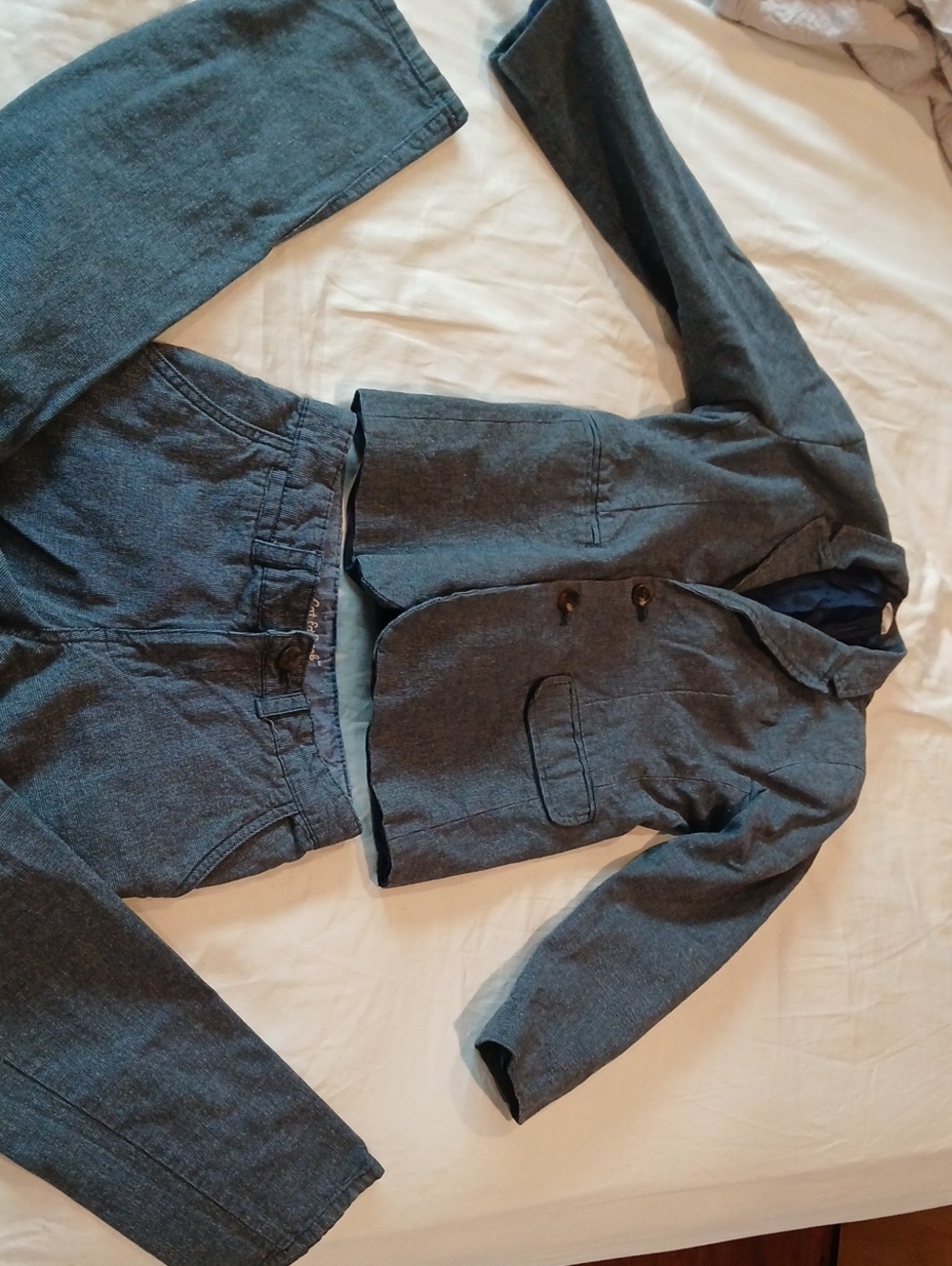 Cat & Jack Boy's Slate Gray Trench Jacket